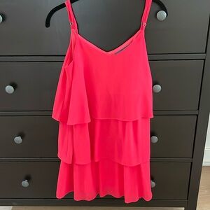 Hot Pink Blue Rain Dress